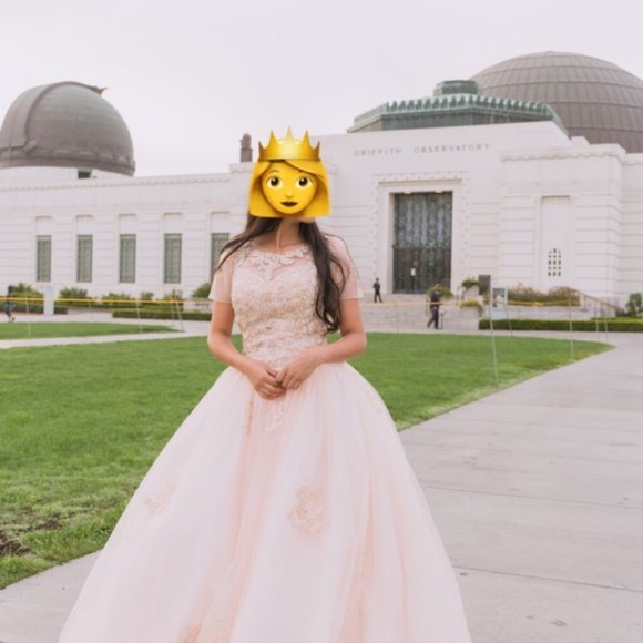 soft pink quinceanera dresses